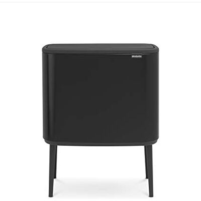 Brabantia 316203 Afvalbak Bo Touch Bin, 11 + 23 liter, Matzwart Brabantia 316203 Afvalbak Bo Touch Bin, 11 + 23 liter, Matzwart