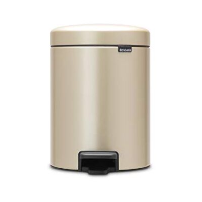 Brabantia newIcon Prullenbak 5L Kunststof Binnenemmer Metallic Gold Brabantia newIcon Prullenbak 5L Kunststof Binnenemmer Metallic Gold