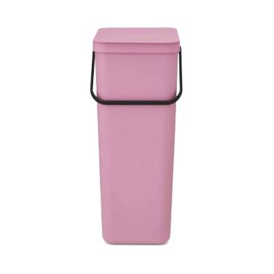 Brabantia Sort & Go Afvalemmer 40 l (roze paars) – afvalscheidingssysteem met draaggreep, afneembaar en permanent openen deksel – vuilnisemmer voor de keuken met eenvoudige reiniging zonder randen Brabantia Sort & Go Afvalemmer 40 l (roze paars) – afvalscheidingssysteem met draaggreep, afneembaar en permanent openen deksel – vuilnisemmer voor de keuken met eenvoudige reiniging zonder randen