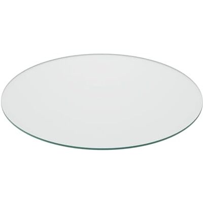 Relaxdays Tafelplaat van gehard veiligheidsglas, voor tafel en open haard, rond, Ø 70 cm, 8 mm dik, transparant Relaxdays Tafelplaat van gehard veiligheidsglas, voor tafel en open haard, rond, Ø 70 cm, 8 mm dik, transparant