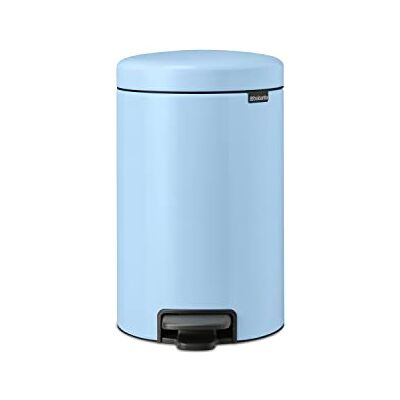 Brabantia pedaalemmer 12L NewIcon Medium keukenemmer Zacht sluitend deksel Licht pedaal Uitneembare binnenemmer Antislip Dromerig blauw 25 x 34 x 41 cm Brabantia pedaalemmer 12L NewIcon Medium keukenemmer Zacht sluitend deksel Licht pedaal Uitneembare binnenemmer Antislip Dromerig blauw 25 x 34 x 41 cm