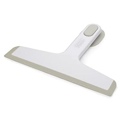 Joseph Joseph Duo Duo slanke douchewisser met zuignaphouder, doucheglasreiniger, wit Joseph Joseph Duo Duo slanke douchewisser met zuignaphouder, doucheglasreiniger, wit