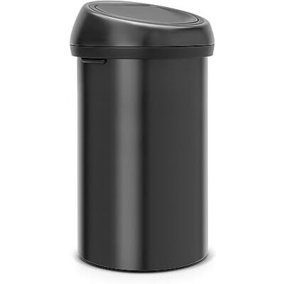 Brabantia Touch Bin 402562 vuilbak, mat zwart, 60 liter Brabantia Touch Bin 402562 vuilbak, mat zwart, 60 liter