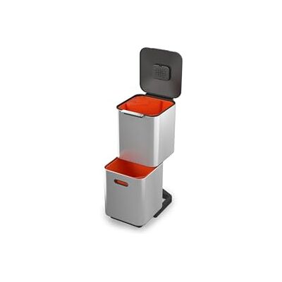 Joseph Joseph Totem Compact afvalscheider en recyclingeenheid – 40 liter – roestvrij staal Joseph Joseph Totem Compact afvalscheider en recyclingeenheid – 40 liter – roestvrij staal