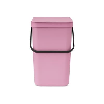 Brabantia Sort & Go afvalemmer 25 l (roze paars) – afvalscheidingssysteem met draaggreep, afneembaar en permanent openen deksel – vuilnisemmer voor de keuken met eenvoudige reiniging zonder randen Brabantia Sort & Go afvalemmer 25 l (roze paars) – afvalscheidingssysteem met draaggreep, afneembaar en permanent openen deksel – vuilnisemmer voor de keuken met eenvoudige reiniging zonder randen