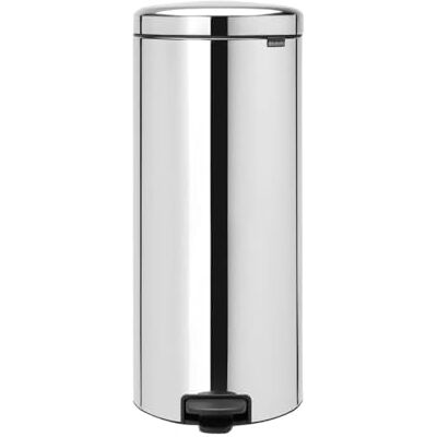 Brabantia 114366 New Icon pedaalemmer roestvrij staal zilver 30 x 34 x 67,5 cm 30 L Brabantia 114366 New Icon pedaalemmer roestvrij staal zilver 30 x 34 x 67,5 cm 30 L