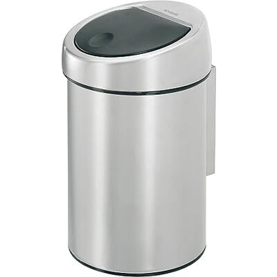 Brabantia Touch Bin Prullenbak 3L Kunststof Binnenemmer Matt Steel Brabantia Touch Bin Prullenbak 3L Kunststof Binnenemmer Matt Steel