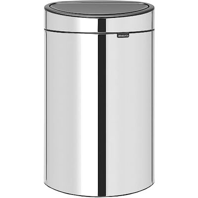 Brabantia Touch Bin, 40 liter, glanzend staal, inhoud 40 liter, 72,7 cm x 43,5 cm x 30,2 cm Brabantia Touch Bin, 40 liter, glanzend staal, inhoud 40 liter, 72,7 cm x 43,5 cm x 30,2 cm