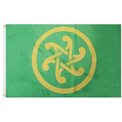 AZ FLAG Vlag Pankeltisme, 150 x 90 cm, Pankeltische vlag, Interkeltiek, 90 x 150 cm Usage intérieur et extérieur Drapeau décoratif coutures doubles et bords renforcés avec œillets métalliques AZ FLAG Vlag Pankeltisme, 150 x 90 cm, Pankeltische vlag, Interkeltiek, 90 x 150 cm Usage intérieur et extérieur Drapeau décoratif coutures doubles et bords renforcés avec œillets métalliques