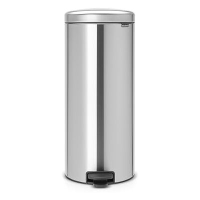 Brabantia Newicon Afvalemmer met pedaal, 30 l, kleur Fpp roestvrij staal, mat, anti-vingerafdruk Brabantia Newicon Afvalemmer met pedaal, 30 l, kleur Fpp roestvrij staal, mat, anti-vingerafdruk