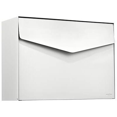 MEFA ME-FA 111020M Brievenbus Letter 111 (kleur wit, brievenbus met veiligheidsslot, letterdesign, afmetingen: 312 x 430 x 178 mm) MEFA ME-FA 111020M Brievenbus Letter 111 (kleur wit, brievenbus met veiligheidsslot, letterdesign, afmetingen: 312 x 430 x 178 mm)