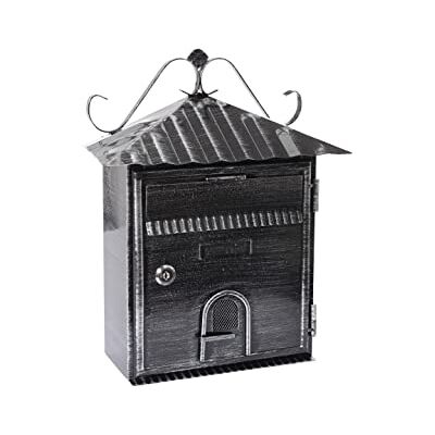 ARREGUI Rustica D-2204 Originele brievenbus van metaal in vintage-stijl, maat S (postformaat A5), kleine wandbrievenbus, decoratief, eenvoudig te installeren, zwart ARREGUI Rustica D-2204 Originele brievenbus van metaal in vintage-stijl, maat S (postformaat A5), kleine wandbrievenbus, decoratief, eenvoudig te installeren, zwart