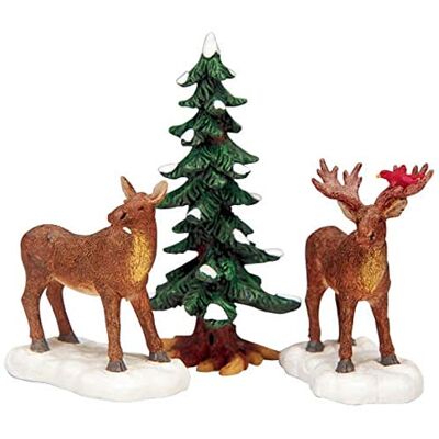 Lemax Mr & Mrs Moose 32725 kerstdorp Lemax Mr & Mrs Moose 32725 kerstdorp
