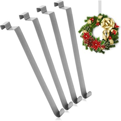 com-four ® 4 x deurhaken van roestvrij staal, 26 cm haken com-four ® 4 x deurhaken van roestvrij staal, 26 cm haken