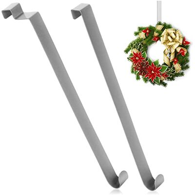 com-four ® 2 x deurhaken van roestvrij staal, haken 26 cm com-four ® 2 x deurhaken van roestvrij staal, haken 26 cm