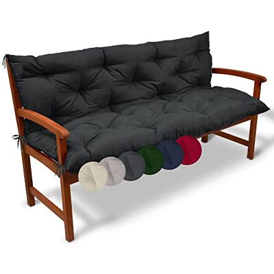 Beautissu Tuinbankkussen Flair BR Buitenkussen Tuin, Terras, Balkon Comfortabele buitenmatras, 180 x 50 x 50 cm, grafietgrijs Beautissu Tuinbankkussen Flair BR Buitenkussen Tuin, Terras, Balkon Comfortabele buitenmatras, 180 x 50 x 50 cm, grafietgrijs