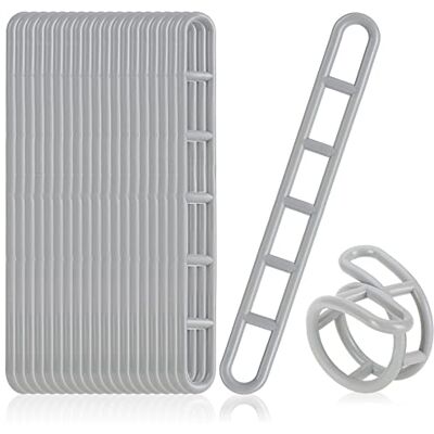 com-four ® 20 x spanelementen van kunststof, spanladder com-four ® 20 x spanelementen van kunststof, spanladder