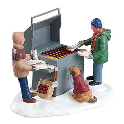 Lemax Vail Village Accessoires: Grillin' & Chillin', hars, meerkleurig, 10 x 12 x 17 cm Lemax Vail Village Accessoires: Grillin' & Chillin', hars, meerkleurig, 10 x 12 x 17 cm