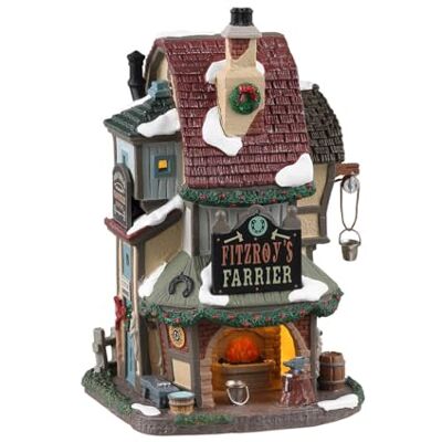 Lemax Fitzroys Farrier kerstdorp 35068 meerkleurig Lemax Fitzroys Farrier kerstdorp 35068 meerkleurig