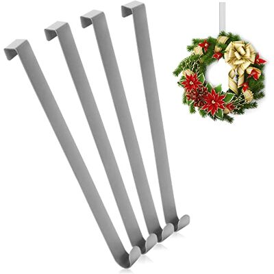 com-four ® 4 x deurhaken van roestvrij staal, 26 cm haken com-four ® 4 x deurhaken van roestvrij staal, 26 cm haken