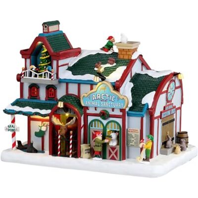 Lemax 35075 Verlichte gebouwen van het Wonderland van de Kerstman: Arctic Animal Sanctuary Lemax 35075 Verlichte gebouwen van het Wonderland van de Kerstman: Arctic Animal Sanctuary