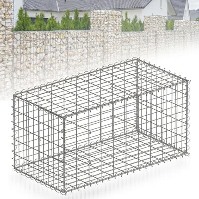 Floordirekt Lenox Mand van verzinkt metaal met maaswijdte 5 x 10 cm 100 x 50 x 50 cm Floordirekt Lenox Mand van verzinkt metaal met maaswijdte 5 x 10 cm 100 x 50 x 50 cm