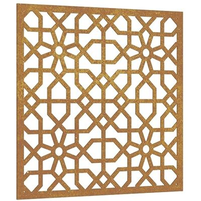 vidaXL Wanddecoratie tuin 55x55 cm cortenstaal Moors design, buitenwanddecoratie, tuin muurkunst, metalen wanddecoratie vidaXL Wanddecoratie tuin 55x55 cm cortenstaal Moors design, buitenwanddecoratie, tuin muurkunst, metalen wanddecoratie