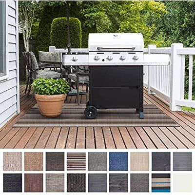 Floordirekt Asti Vloerbeschermingsmat, beschermmat voor gasbarbecue en houtskoolgrill, voor buiten en tuin, moeilijk ontvlambaar, 90 x 120 cm Floordirekt Asti Vloerbeschermingsmat, beschermmat voor gasbarbecue en houtskoolgrill, voor buiten en tuin, moeilijk ontvlambaar, 90 x 120 cm