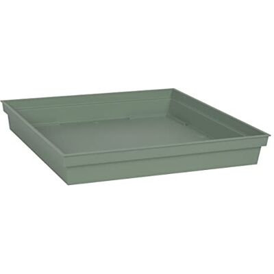 EDA Toscane vierkante onderzetter 32,6 cm voor vierkante bloempotten Toscaanse ref. 13627-13628 13635 en 13639-32,6 x 32,6 x H 4,9 cm Lauriergroen EDA Toscane vierkante onderzetter 32,6 cm voor vierkante bloempotten Toscaanse ref. 13627-13628 13635 en 13639-32,6 x 32,6 x H 4,9 cm Lauriergroen