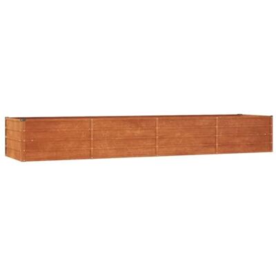 vidaXL Verhoogd bed voor de tuin, bloembak, plantenbak, bloempot, balkon, terras, buiten, roestkleurig, 320 x 80 x 45 cm, cortenstaal vidaXL Verhoogd bed voor de tuin, bloembak, plantenbak, bloempot, balkon, terras, buiten, roestkleurig, 320 x 80 x 45 cm, cortenstaal