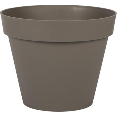 EDA Ronde bloempot Toscane Ø 30 cm Volume 10 l Ø 29,5 x H 24 cm Taupe EDA Ronde bloempot Toscane Ø 30 cm Volume 10 l Ø 29,5 x H 24 cm Taupe