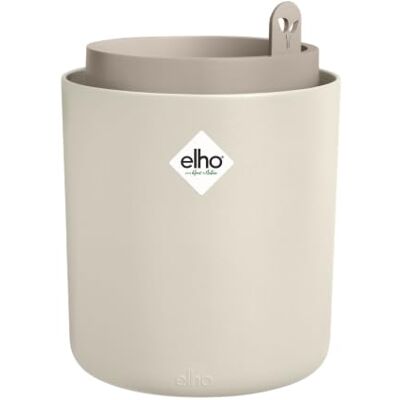 Elho Bouncy Basil bloempot linnen wit Ø 16,5 x H 21 cm Elho Bouncy Basil bloempot linnen wit Ø 16,5 x H 21 cm