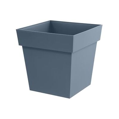 EDA Vierkante bloempot Toscane 32 cm volume 22 l 32 x 32 x 32 cm jeansblauw EDA Vierkante bloempot Toscane 32 cm volume 22 l 32 x 32 x 32 cm jeansblauw