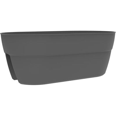 EDA Plantenbak Cavalière Osaka 19,5 L Eenvoudig en gepatenteerd bevestigingssysteem voor balkons en leuningen 56 x 30,1 x H 20,6 cm Antracietgrijs EDA Plantenbak Cavalière Osaka 19,5 L Eenvoudig en gepatenteerd bevestigingssysteem voor balkons en leuningen 56 x 30,1 x H 20,6 cm Antracietgrijs