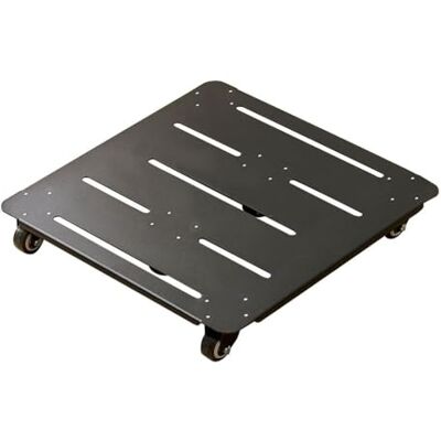 YCKEGEW Wiel voor bloempotpallet, bloemenpothouder, metalen houder van staal voor ademende bloempotten, vierkante mobiele basis voor planten (zwart, 40 x 40 cm) YCKEGEW Wiel voor bloempotpallet, bloemenpothouder, metalen houder van staal voor ademende bloempotten, vierkante mobiele basis voor planten (zwart, 40 x 40 cm)