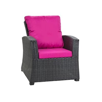 Setgarden Kussens voor tuinstoel, zacht en comfortabel, ideaal voor rotanmeubels, relaxstoelen en outdoorbanken, set zitting + rugleuning (roze) Setgarden Kussens voor tuinstoel, zacht en comfortabel, ideaal voor rotanmeubels, relaxstoelen en outdoorbanken, set zitting + rugleuning (roze)