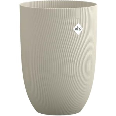 Elho sereh hoog 30cm bloempot Mushroom Beige Ø 29,5 x H 40,5 cm, geschikt voor binnen en buiten, 100% gerecyclede kunststof Elho sereh hoog 30cm bloempot Mushroom Beige Ø 29,5 x H 40,5 cm, geschikt voor binnen en buiten, 100% gerecyclede kunststof