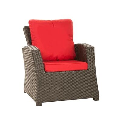 Setgarden Kussens voor tuinstoel, zacht en comfortabel, ideaal voor rotanmeubels, relaxstoelen en outdoorbanken, set van zitting en rugleuning (rood) Setgarden Kussens voor tuinstoel, zacht en comfortabel, ideaal voor rotanmeubels, relaxstoelen en outdoorbanken, set van zitting en rugleuning (rood)