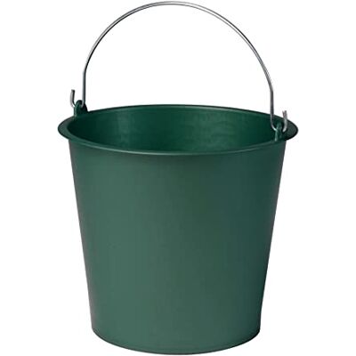 EDA Landbouwemmer 10 l van kunststof met metalen handvat Ø 28 x H 24,5 cm groen EDA Landbouwemmer 10 l van kunststof met metalen handvat Ø 28 x H 24,5 cm groen