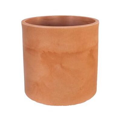 newgarden Hortensia witte ronde pot decoratieve bloem voor binnen en buiten, zeer uv-bestendig, groot formaat voor planten, polyethyleen (terracotta, 30 cm) newgarden Hortensia witte ronde pot decoratieve bloem voor binnen en buiten, zeer uv-bestendig, groot formaat voor planten, polyethyleen (terracotta, 30 cm)