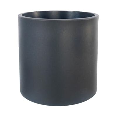 newgarden Bloempot, rond, antraciet, 40 x 40 cm, voor buiten en binnen, terras, tuin en zwembad, hortensia 40 newgarden Bloempot, rond, antraciet, 40 x 40 cm, voor buiten en binnen, terras, tuin en zwembad, hortensia 40