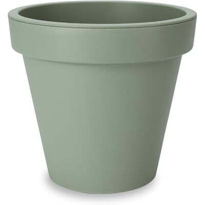 Spetebo Bloembak XXL kunststof rond Ø 58 cm mintgroen voor binnen en buiten decoratieve bloempot Spetebo Bloembak XXL kunststof rond Ø 58 cm mintgroen voor binnen en buiten decoratieve bloempot