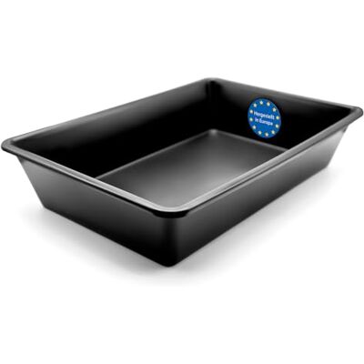 BigDean Multifunctionele kunststof bak, 60 x 40 x 12 cm Ideaal als poepbak, plantenbak of mortelbak BigDean Multifunctionele kunststof bak, 60 x 40 x 12 cm Ideaal als poepbak, plantenbak of mortelbak