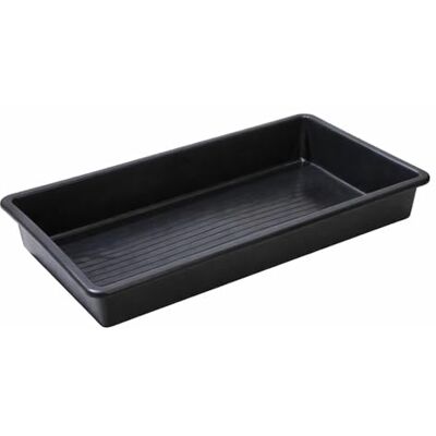 Easy Act Kweekbak zonder gaten, 100 x 55 x 15 cm, zwart, kunststof, kweekbak voor zaden en jonge planten Easy Act Kweekbak zonder gaten, 100 x 55 x 15 cm, zwart, kunststof, kweekbak voor zaden en jonge planten