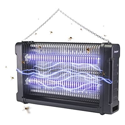 BEPER P206ZAN020 Elektrische muggenlamp voor binnen en buiten, 20 W, afstandsbediening inbegrepen BEPER P206ZAN020 Elektrische muggenlamp voor binnen en buiten, 20 W, afstandsbediening inbegrepen