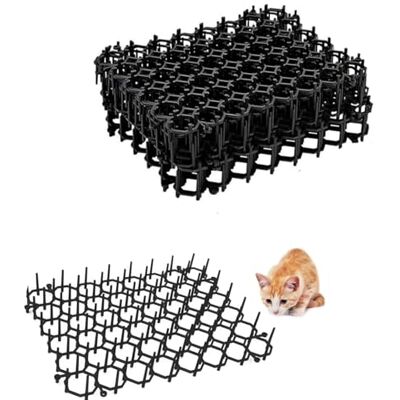 BOBOZHONG Set van 6 doornroosters tegen katten Voor de tuin 20 x 15 cm BOBOZHONG Set van 6 doornroosters tegen katten Voor de tuin 20 x 15 cm