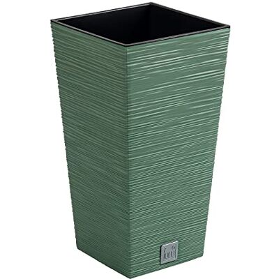 Prosperplast Bloempot "Furu", 20 x 20 x 38 cm, inhoud: 5 l, groen Prosperplast Bloempot "Furu", 20 x 20 x 38 cm, inhoud: 5 l, groen