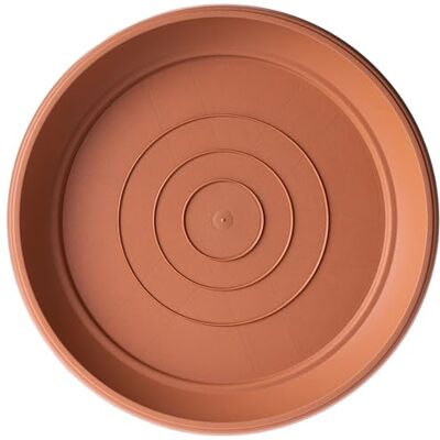 KADAX Ronde onderzetter voor bloempot, diameter 46 cm, van kunststof, voor binnen en buiten, accessoires voor bloempotten en plantenpotten, terracotta KADAX Ronde onderzetter voor bloempot, diameter 46 cm, van kunststof, voor binnen en buiten, accessoires voor bloempotten en plantenpotten, terracotta