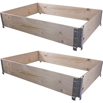 BigDean Plantenkader, 2 stuks, 120 x 80 x 20 cm groot, houten frame, opvouwbaar, insteekbaar & stapelbaar, ideaal voor planten, bloemen, groenten, fruit en kruiden Opvouwbaar, stapelbaar en stapelbaar, ideaal voor planten, bloemen, fruit, groenten en kr BigDean Plantenkader, 2 stuks, 120 x 80 x 20 cm groot, houten frame, opvouwbaar, insteekbaar & stapelbaar, ideaal voor planten, bloemen, groenten, fruit en kruiden Opvouwbaar, stapelbaar en stapelbaar, ideaal voor planten, bloemen, fruit, groenten en kr