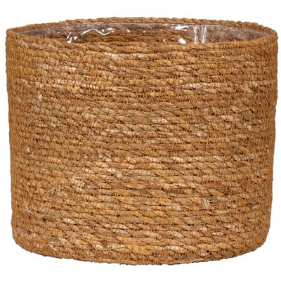 scheurich Zeegras 22, bloembak van zeegras, kleur: groef, diameter 22 cm, hoogte 19,5 cm, inhoud: 7,5 liter scheurich Zeegras 22, bloembak van zeegras, kleur: groef, diameter 22 cm, hoogte 19,5 cm, inhoud: 7,5 liter